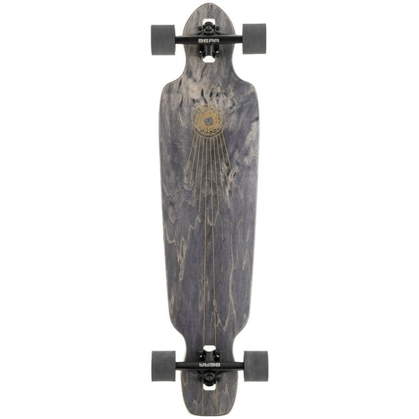 Complete Skateboard Landyachtz BATTLE AXE BLACK SPACE ROCK Long Board